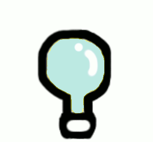 a light bulb